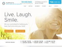 Tablet Screenshot of murrietadentalgroup.com
